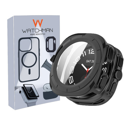 خرید کاور واچ من مدل Ultra Cover مناسب برای ساعت هوشمند سامسونگ Galaxy Watch 7 Ultra 47 mm به همراه محافظ صفحه نمایش با کیفیت عالی از Zarvan