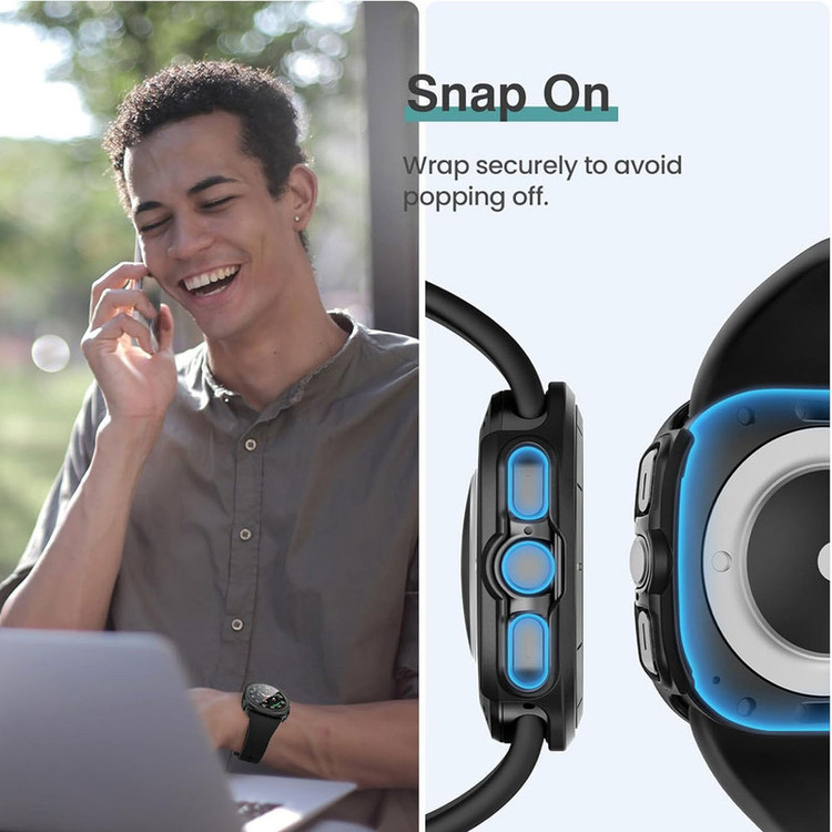 کاور واچ من مناسب ساعت سامسونگ گلکسی واچ Galaxy Watch 7 Ultra 47 mm به همراه گلس شیشه ای