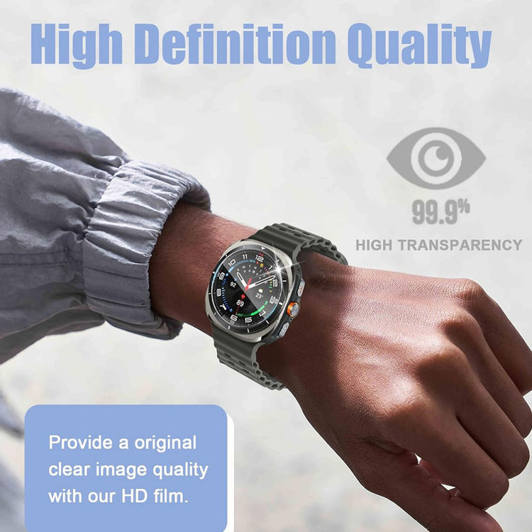 کاور واچ من مناسب ساعت سامسونگ گلکسی واچ Galaxy Watch 7 Ultra 47 mm به همراه گلس شیشه ای