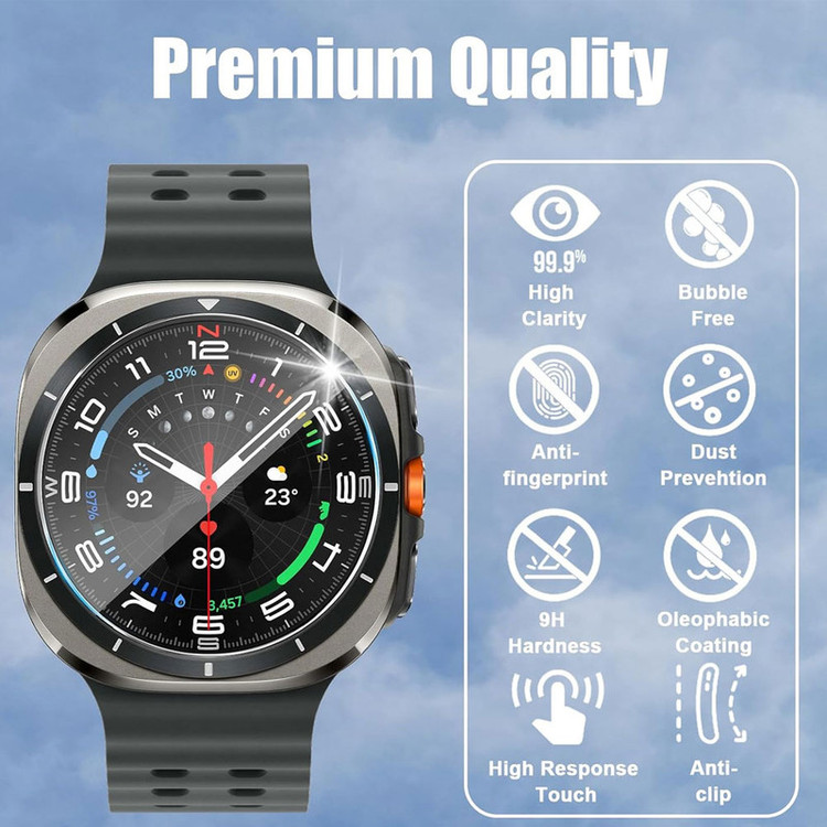 کاور واچ من مناسب ساعت سامسونگ گلکسی واچ Galaxy Watch 7 Ultra 47 mm به همراه گلس شیشه ای