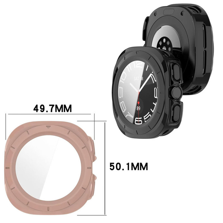 کاور واچ من مناسب ساعت سامسونگ گلکسی واچ Galaxy Watch 7 Ultra 47 mm به همراه گلس شیشه ای