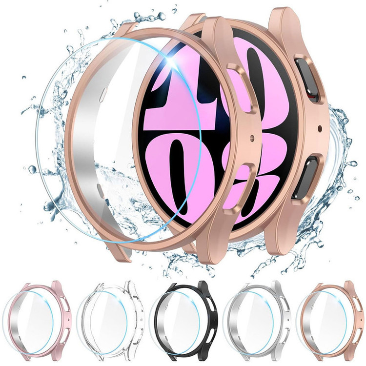 خرید کاور مناسب برای ساعت هوشمند سامسونگ گلکسی واچ Galaxy Watch 4 40 mm به همراه گلس شیشه ای