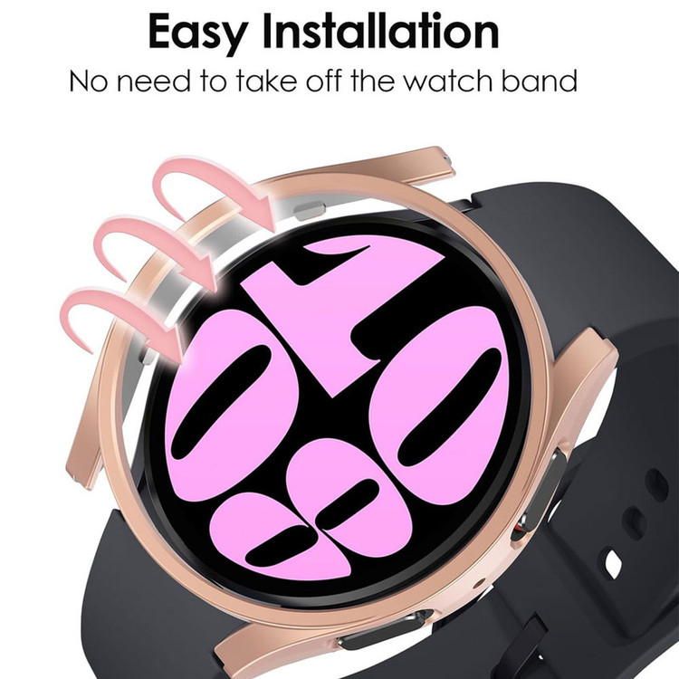 خرید کاور مناسب برای ساعت هوشمند سامسونگ گلکسی واچ Galaxy Watch 4 40 mm به همراه گلس شیشه ای