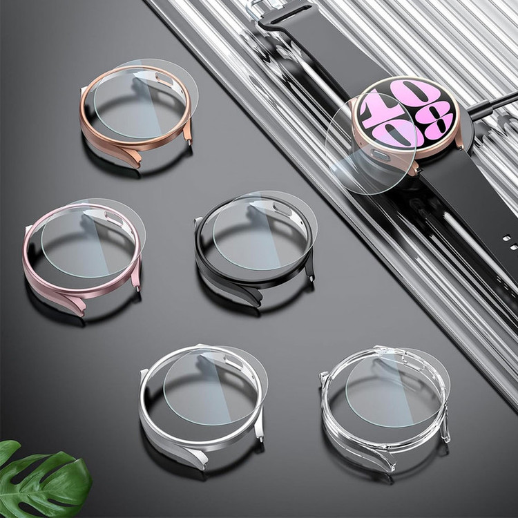 خرید کاور مناسب برای ساعت هوشمند سامسونگ گلکسی واچ Galaxy Watch 4 40 mm به همراه گلس شیشه ای
