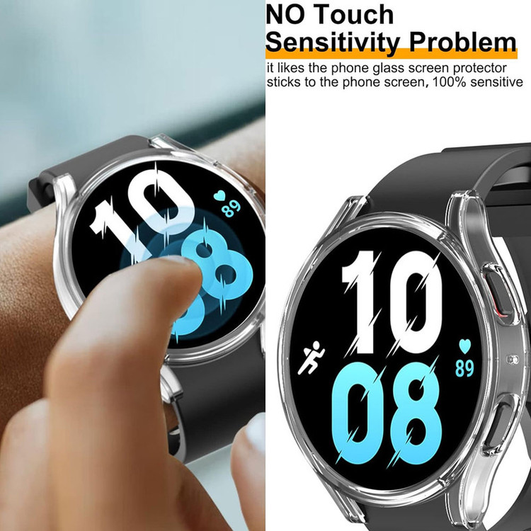 خرید کاور مناسب برای ساعت هوشمند سامسونگ گلکسی واچ Galaxy Watch 4 40 mm به همراه گلس شیشه ای