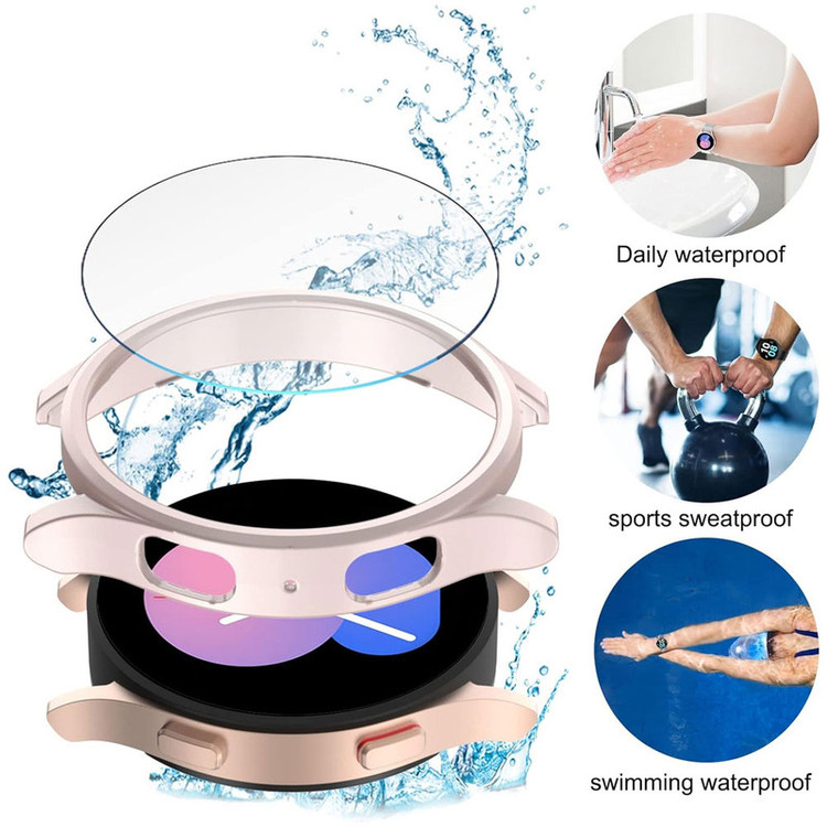 خرید کاور مناسب برای ساعت هوشمند سامسونگ گلکسی واچ Galaxy Watch 4 40 mm به همراه گلس شیشه ای