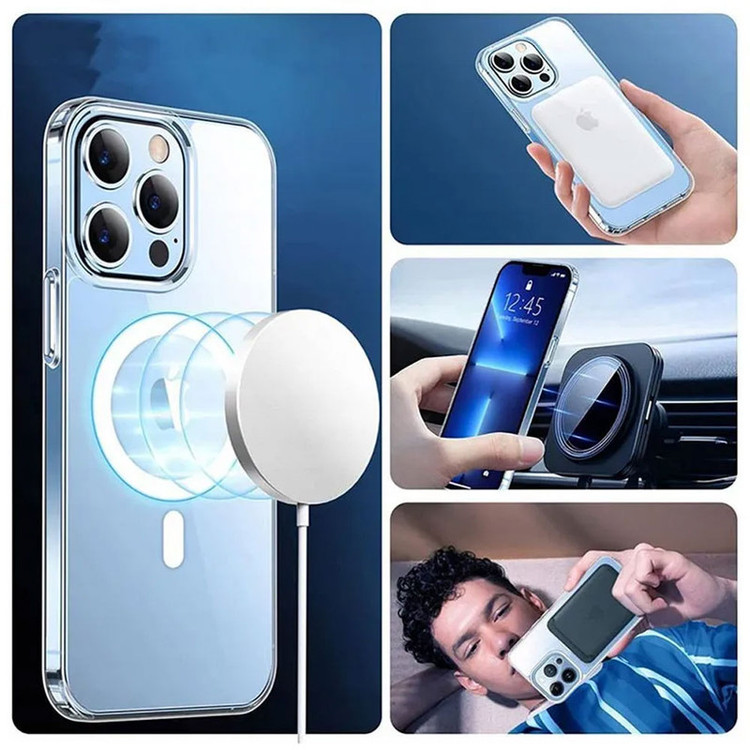 خرید قاب مگ سیف دار اصلی واچ من مدل Clear magsafe مناسب برای گوشی موبایل اپل iphone 11 Pro max