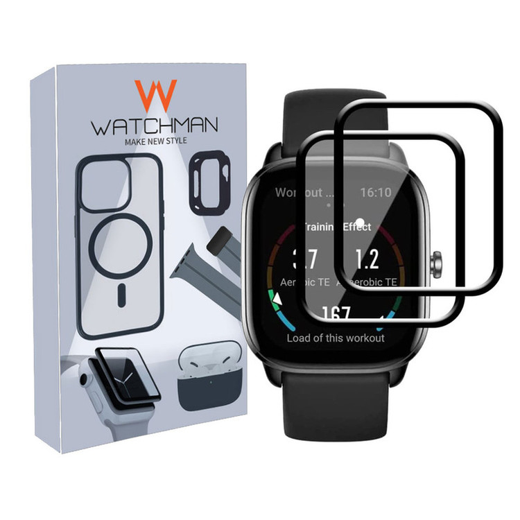 خرید محافظ صفحه نمایش نانو واچ من مدل pmma-WM مناسب برای ساعت هوشمند شیائومی Redmi watch lite بسته دو عددی با کیفیت عالی از Zarvan