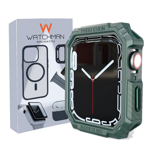 خرید کاور واچ من مدل Carbon Bumper مناسب برای اپل واچ Ultra / Ultra 2 49 mm با کیفیت عالی از Zarvan