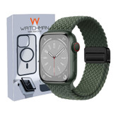 خرید بند واچ من مدل Braided Magnetic مناسب برای اپل واچ سری Se/1/2/3/4/5/6/7/8/9/AluminumCase سایز 41 میلی متری با کیفیت عالی از Zarvan