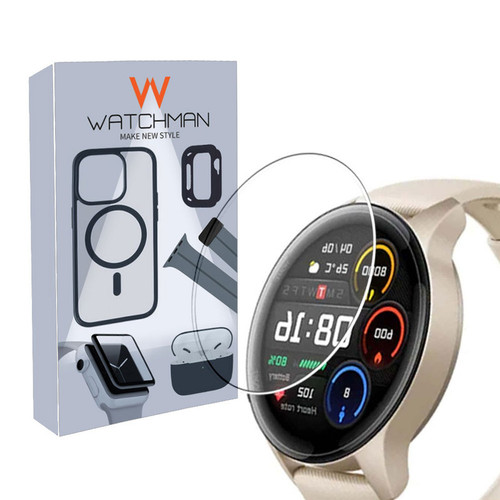 خرید محافظ صفحه نمایش شیشه ای واچ من مدل SH-WM مناسب برای ساعت هوشمند شیائومی WATCH COLOR 2 با کیفیت عالی از Zarvan