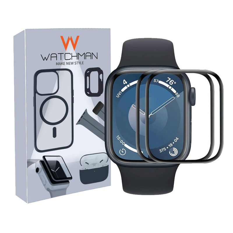 خرید محافظ صفحه نمایش نانو واچ من مدل pmma-WM مناسب برای اپل واچ سری 10 سایز 46 میلی متری بسته دو عددی با کیفیت عالی از Zarvan
