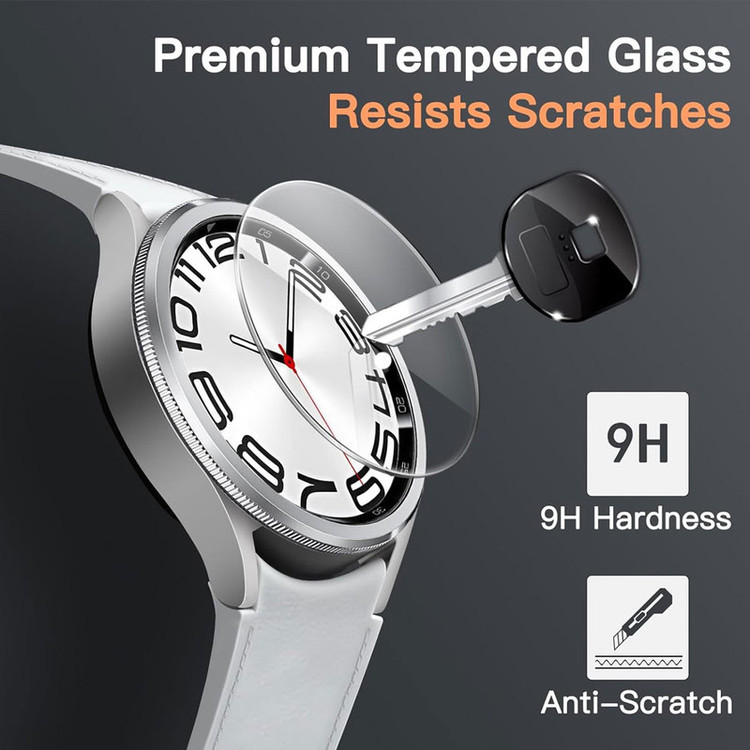 خرید گلس شیشه ای واچ من مناسب برای ساعت هوشمند سامسونگ گلکسی واچ Galaxy Watch FE بسته دو عددی