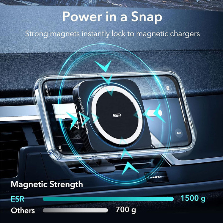 خرید قاب مگ سیف دار اصلی واچ من مدل Clear magsafe مناسب برای گوشی موبایل اپل آیفون iphone 13 / 14