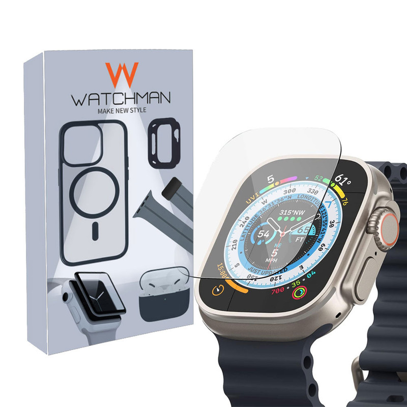 خرید محافظ صفحه نمایش شیشه ای واچ من مدل SH-WM مناسب برای ساعت هوشمند T800 ULTRA / T900 ULTRA / T1000 ULTRA / HK8 PRO / HK8 PRO MAX با کیفیت عالی از Zarvan