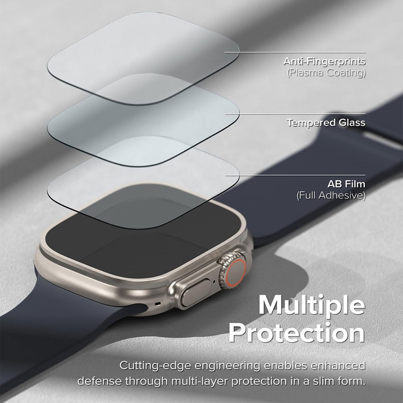 خرید محافظ صفحه نمایش شیشه ای واچ من مدل SH-WM مناسب برای ساعت هوشمند T800 ULTRA / T900 ULTRA / T1000 ULTRA / HK8 PRO / HK8 PRO MAX با کیفیت عالی از Zarvan