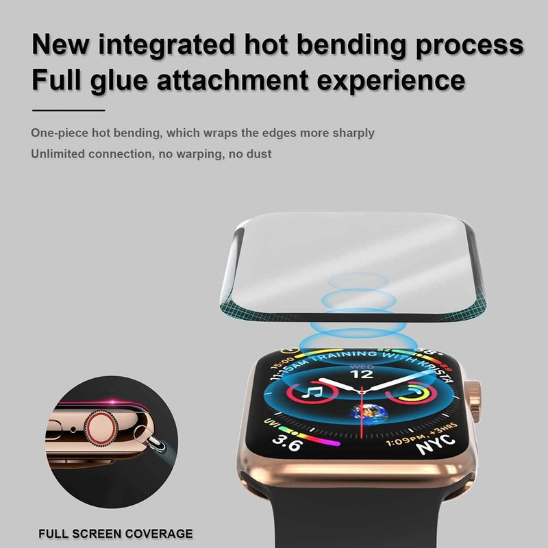 خرید محافظ صفحه نمایش نانو واچ من مدل pmma-WM مناسب برای اپل واچ سری se/1/2/3/4/5/6/7/8/9/2021/2023/aluminum سایز 42 میلی متری با کیفیت عالی از Zarvan