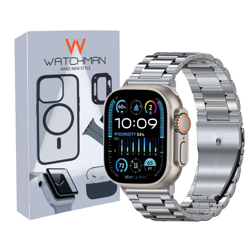 خرید بند واچ من مدل 3Bead Steel مناسب برای اپل واچ Ultra / Ultra 2 49 mm با کیفیت عالی از Zarvan