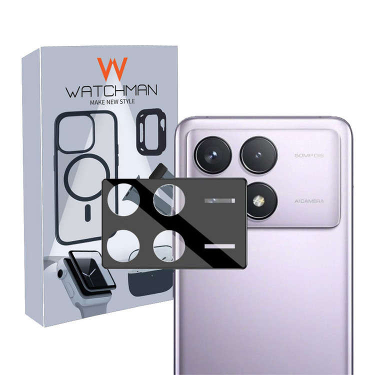 خرید محافظ لنز دوربین واچ من مدل 3D-WM مناسب برای گوشی موبایل شیائومی Poco X6 Pro 5G با کیفیت عالی از Zarvan