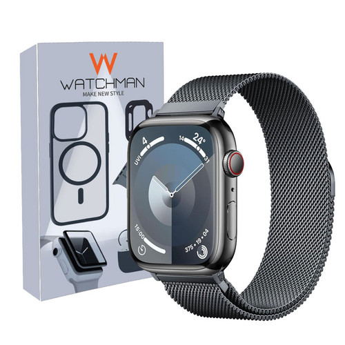 خرید بند واچ من مدل Milanese Magnetic مناسب برای اپل واچ سری Se/1/2/3/4/5/6/7/8/9/Aluminum Case سایز 42 میلی متری با کیفیت عالی از Zarvan