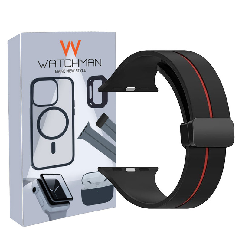 خرید بند واچ من مدل magnetic Line مناسب برای اپل واچ سری 10 سایز 42 میلی متری با کیفیت عالی از Zarvan