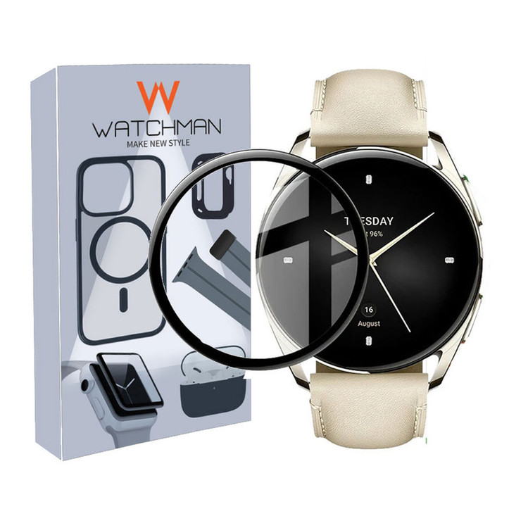 خرید محافظ صفحه نمایش نانو واچ من مدل pmma-WM مناسب برای ساعت هوشمند شیائومی Watch S2 46 mm با کیفیت عالی از Zarvan