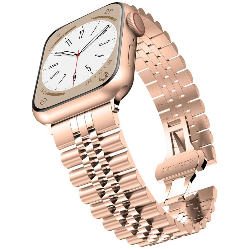 خرید بند واچ من مدل 5Bead Steel مناسب برای اپل واچ Ultra / Ultra2 49 mm با کیفیت عالی از Zarvan