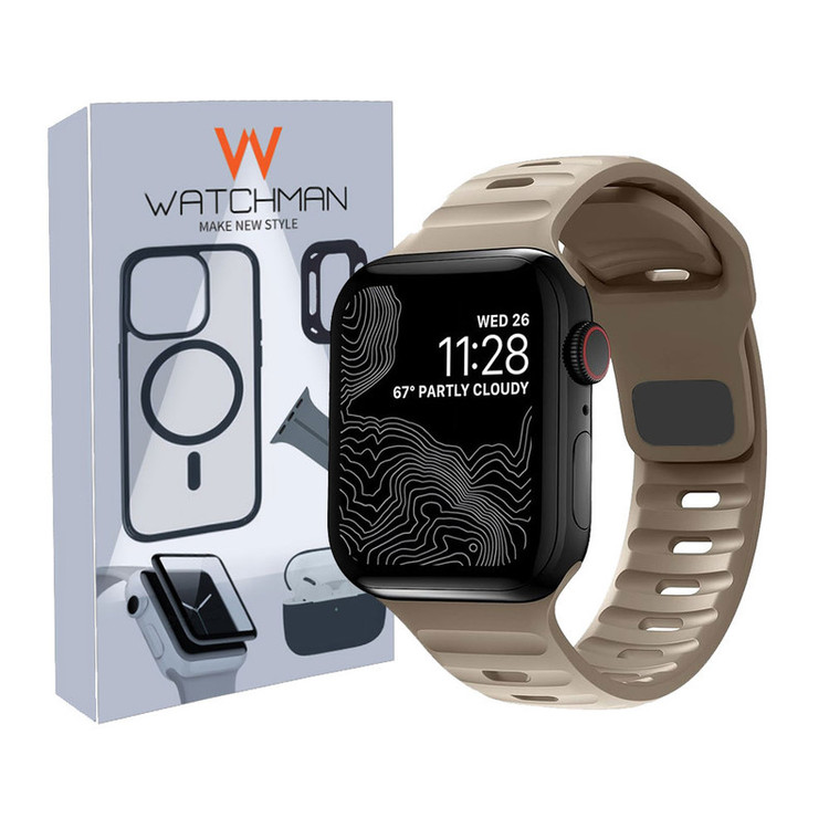 خرید بند واچ من مدل Spigen Sport مناسب برای اپل واچ سری Se/1/2/3/4/5/6/7/8/9/AluminumCase سایز 44 میلی متری با کیفیت عالی از Zarvan