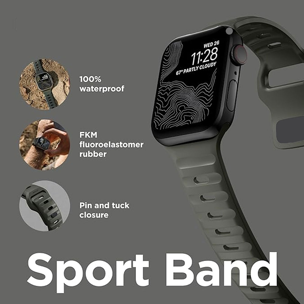 خرید بند واچ من مدل Spigen Sport مناسب برای اپل واچ سری 10 سایز 46 میلی متری با کیفیت عالی از Zarvan