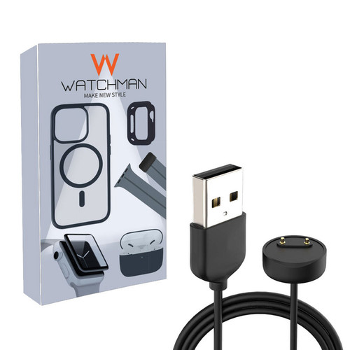خرید کابل شارژ واچ من مدل WM-Charg مناسب برای ساعت هوشمند شیائومی Mi Band 5 با کیفیت عالی از Zarvan