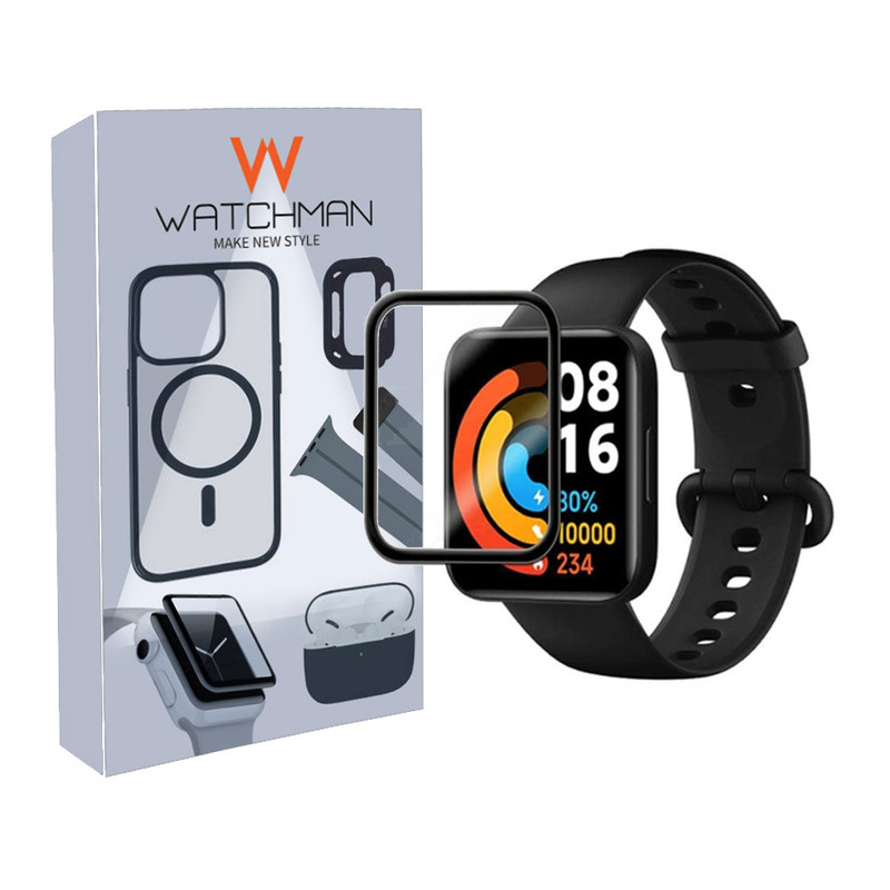 خرید محافظ صفحه نمایش نانو واچ من مدل pmma-WM مناسب برای ساعت هوشمند شیائومی Redmi Watch 2 lite با کیفیت عالی از Zarvan