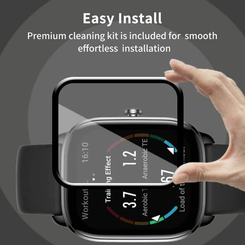 خرید محافظ صفحه نمایش نانو واچ من مدل pmma-WM مناسب برای ساعت هوشمند شیائومی gts 3 بسته دو عددی با کیفیت عالی از Zarvan