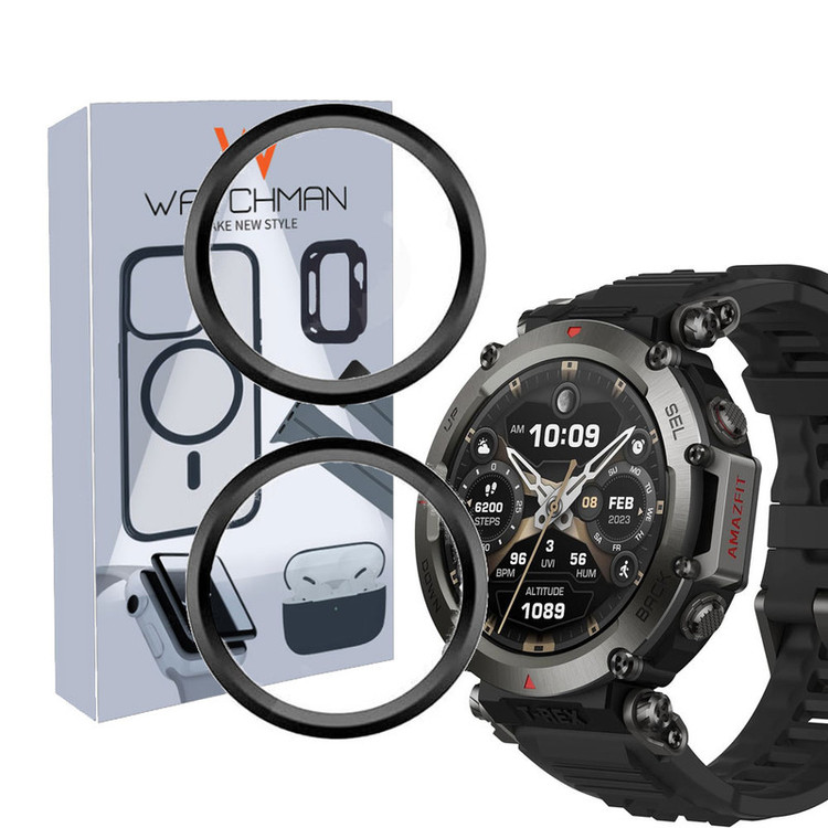 خرید محافظ صفحه نمایش نانو واچ من مدل pmma-WM مناسب برای ساعت هوشمند امیزفیت Trex Ultra بسته دو عددی با کیفیت عالی از Zarvan