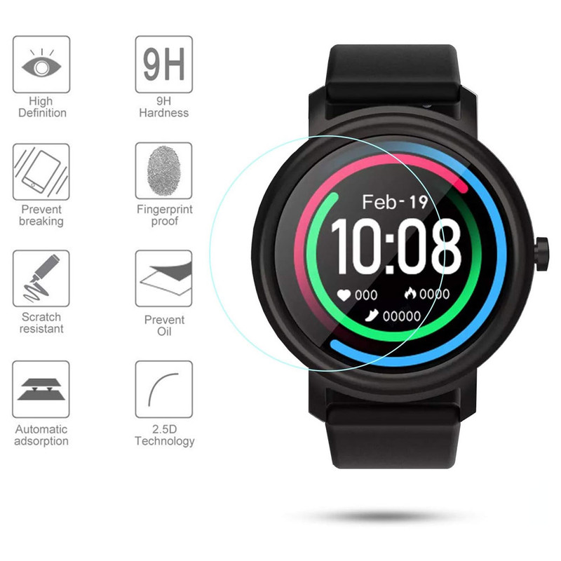 خرید محافظ صفحه نمایش شیشه ای واچ من مدل SH-WM مناسب برای ساعت هوشمند سامسونگ Galaxy Watch Gear S2 بسته سه عددی با کیفیت عالی از Zarvan