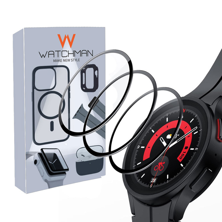 خرید محافظ صفحه نمایش نانو واچ من مدل pmma-WM مناسب برای ساعت هوشمند سامسونگ Galaxy Watch 4 44mm / 5 44mm / 6 44mm / 7 44mm بسته سه عددی با کیفیت عالی از Zarvan