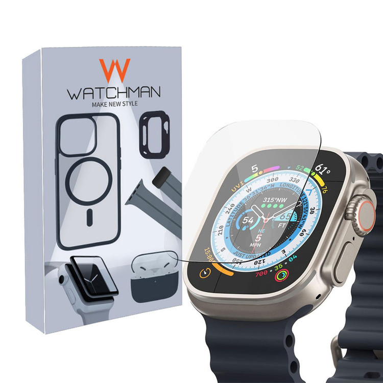 خرید محافظ صفحه نمایش واچ من مدل SH-WM مناسب برای ساعت هوشمند X8 ULTRA 49 MM با کیفیت عالی از Zarvan