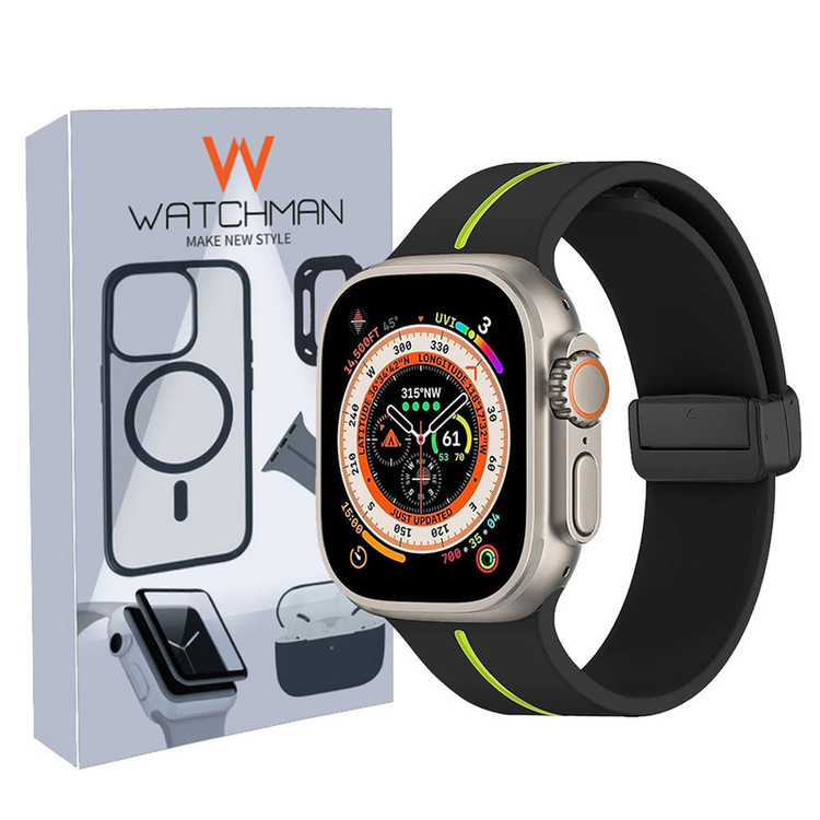 خرید بند واچ من مدل magnetic Line مناسب برای اپل واچ Ultra / Ultra 2 49 mm با کیفیت عالی از Zarvan