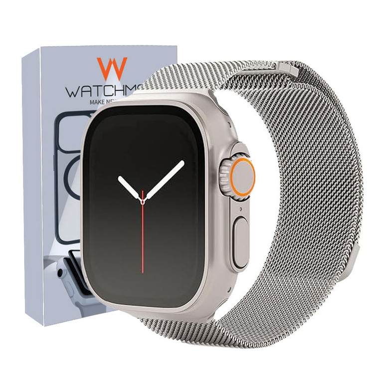 خرید بند واچ من مدل Milanese Magnetic مناسب برای اپل واچ Ultra / Ultra2 49 mm با کیفیت عالی از Zarvan