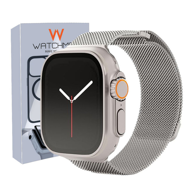خرید بند واچ من مدل Milanese Magnetic مناسب برای اپل واچ Ultra / Ultra2 49 mm با کیفیت عالی از Zarvan