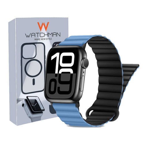خرید بند واچ من مدل Full Magnet مناسب برای اپل واچ سری 10 سایز 46 میلی متری با کیفیت عالی از Zarvan