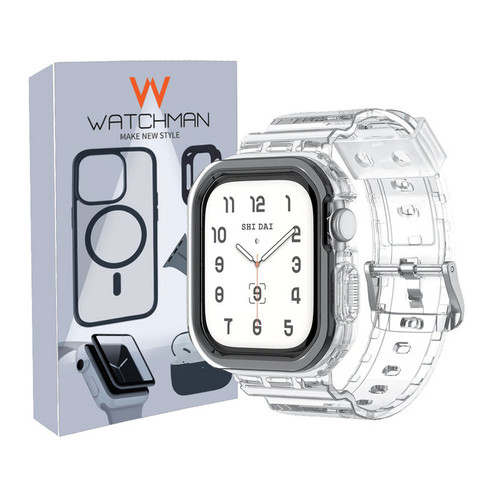 خرید بند واچ من مدل New G-shock مناسب برای اپل واچ سری 10 سایز 46 میلی متری با کیفیت عالی از Zarvan