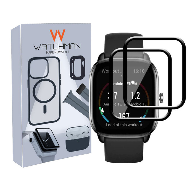 خرید محافظ صفحه نمایش نانو واچ من مدل pmma-WM مناسب برای ساعت هوشمند شیائومی Redmi watch 2 lite بسته دو عددی با کیفیت عالی از Zarvan