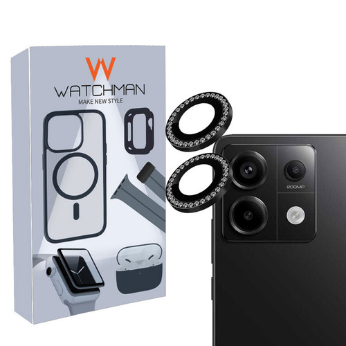خرید محافظ لنز دوربین واچ من مدل رینگی نگین دار مناسب برای گوشی موبایل شیائومی Redmi Note 13 5g با کیفیت عالی از Zarvan