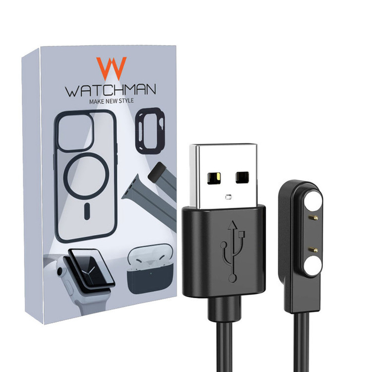 خرید کابل شارژ واچ من مدل WM-Charg مناسب برای ساعت هوشمند هایلو Solar LS۰۵ / LS۰۵S / RT۲ LS۱۰ / RS۴ / RS۴ Plus / KW۶۶ با کیفیت عالی از Zarvan