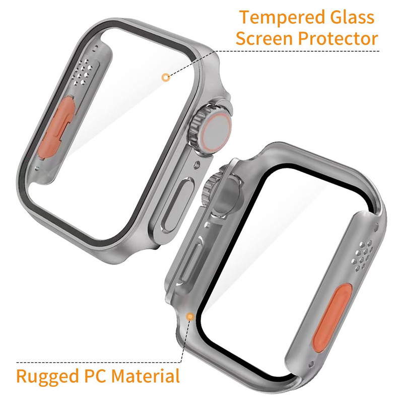 خرید کاور واچ من مدل Ultra Design مناسب برای اپل واچ سری SE/1/2/3/4/5/6/7/8/9/AluminumCase سایز 44 میلی متری با کیفیت عالی از Zarvan