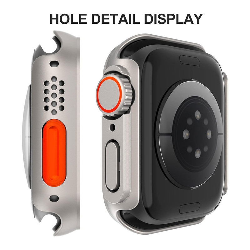 خرید کاور واچ من مدل Ultra Design مناسب برای اپل واچ سری SE/1/2/3/4/5/6/7/8/9/AluminumCase سایز 44 میلی متری با کیفیت عالی از Zarvan