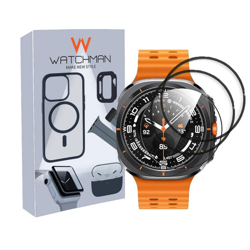 خرید محافظ صفحه نمایش نانو واچ من مدل pmma-WM مناسب برای ساعت هوشمند سامسونگ Galaxy Watch Ultra 47 mm بسته دو عددی با کیفیت عالی از Zarvan