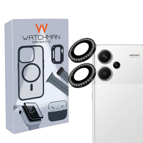 خرید محافظ لنز دوربین واچ من مدل رینگی نگین دار مناسب برای گوشی موبایل شیائومی Redmi Note 13 Pro Plus با کیفیت عالی از Zarvan