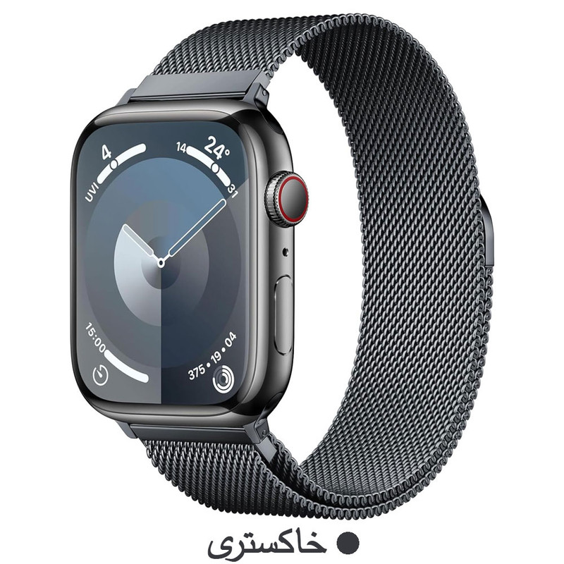 خرید بند واچ من مدل Milanese Magnetic مناسب برای اپل واچ سری 10 سایز 42 میلی متری با کیفیت عالی از Zarvan