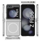 خرید کاور واچ من مدل Clear magsafe مناسب برای گوشی موبایل سامسونگ Galaxy Z Filip 5 با کیفیت عالی از Zarvan